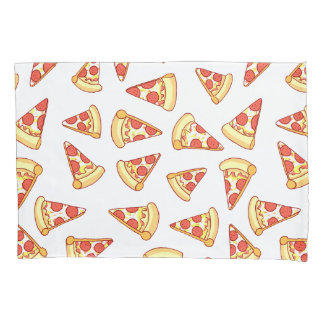 Pepperoni-Pizza-Scheibe, die Muster-Kissenbezug Kissenbezug