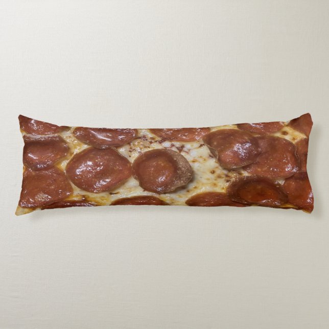Pepperoni Pizza Seitenschläferkissen (Vorderseite)