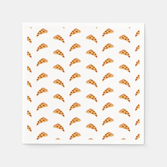 Pepperoni pizza serviette (Vorderseite)