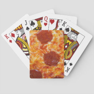 Pepperoni-Pizza Spielkarten