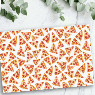 Pepperoni-Pizza-Stücke Spaß Verrückt Seidenpapier