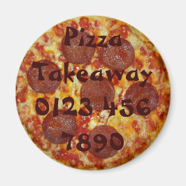 Pepperoni Pizza Takeaway Erinnerung Magnet
