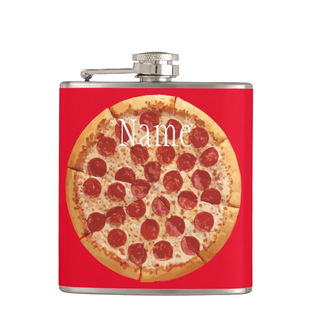 Pepperoni Pizza Thunder_Cove Flachmann (Vorderseite)