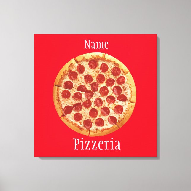 Pepperoni Pizza Thunder_Cove Leinwanddruck (Vorderseite)