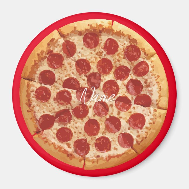 Pepperoni Pizza Thunder_Cove Magnet (Vorne)
