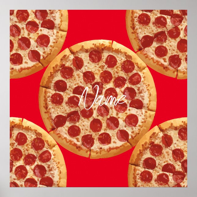 Pepperoni Pizza Thunder_Cove Poster (Vorne)