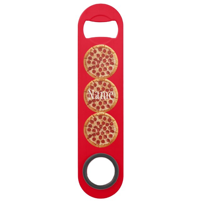 Pepperoni Pizza Thunder_Cove Speed Flaschenöffner (Vorderseite)