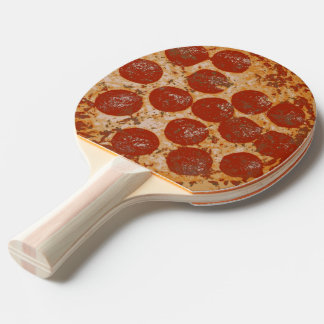 Pepperoni Pizza Tischtennis Schläger