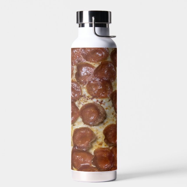Pepperoni Pizza Trinkflasche (Links)