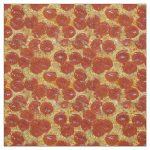 Pepperonis und Käse-Pizza Stoff