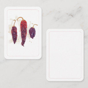 PEPPERS CHILI 2.5x3.5 Carte plate II