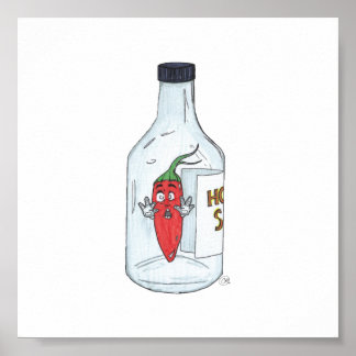 Pepperz, gefangen, drucken poster