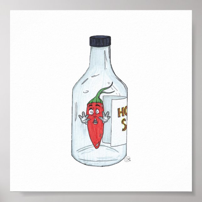 Pepperz, gefangen, drucken poster (Vorne)