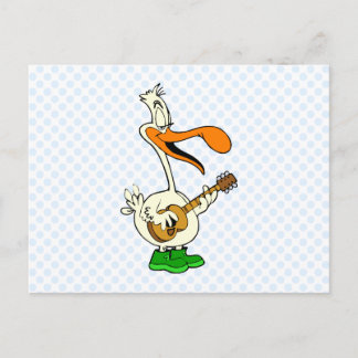 Peppy Pelican Postkarte