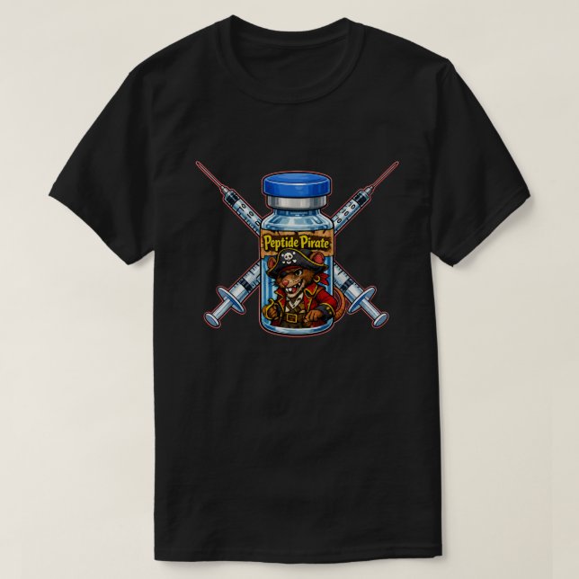 Peptid-Pirat T-Shirt (Design vorne)