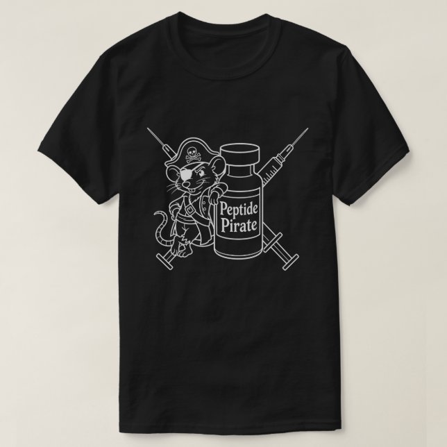 Peptid-Pirat T-Shirt (Design vorne)