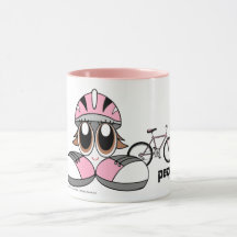 Peqe Radfahrer-Mädchen