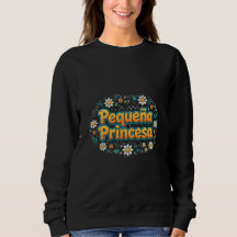 Pequeña Princesa Sweatshirt - Rétro Groovy Espagno