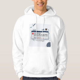 Per E-Mail von vorgestern Lustige Büroweisheit Hoodie