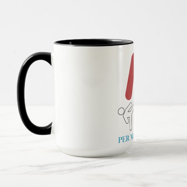 Per E-Mail-Vorlage Kampfsport Humor Design.  Tasse (Links)