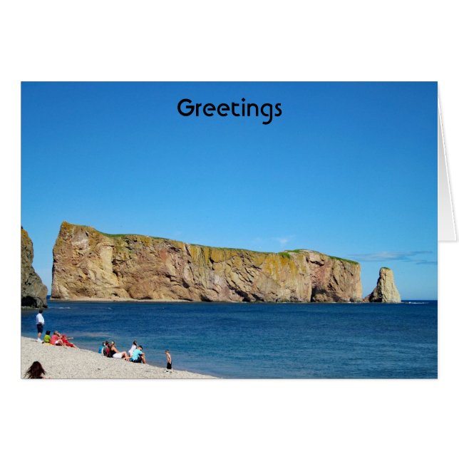 Percé Rock im Golf von St. Laurent (Vorderseite (Horizontal))