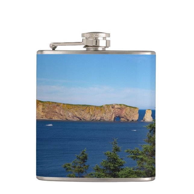 Percé Rock im Golf von St. Laurent Flachmann (Vorderseite)