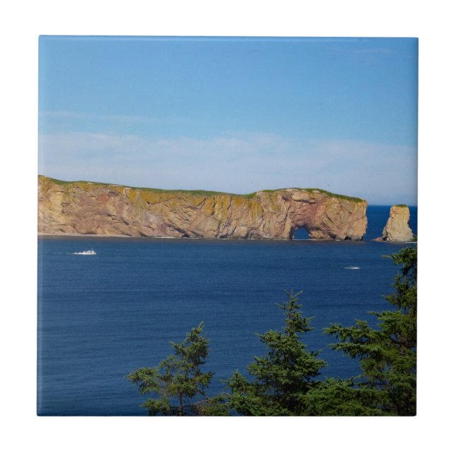Percé Rock im Golf von St. Laurent Fliese (Vorderseite)