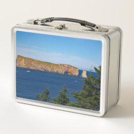 Percé Rock im Golf von St. Laurent Metall Brotdose