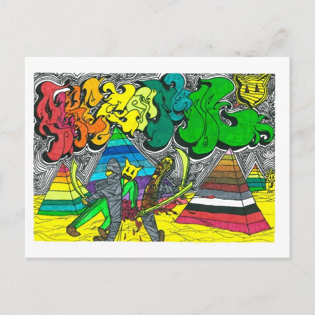 Percentum Chopping Mummies Postkarte (Vorderseite)