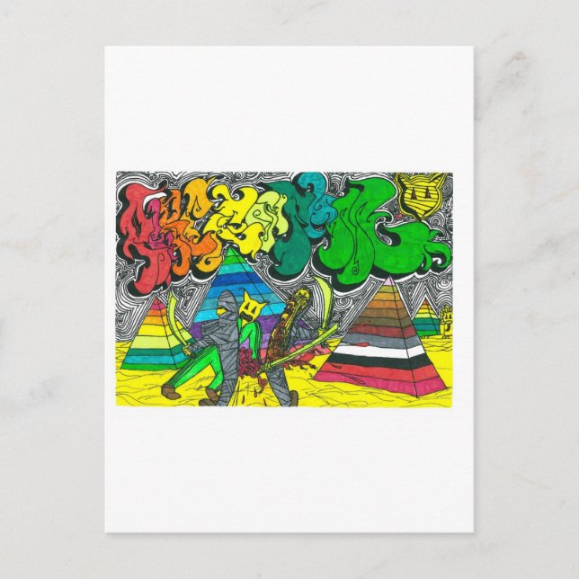 Percentum Chopping Mummies Postkarte (Vorderseite)