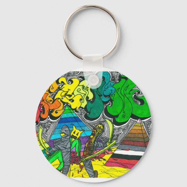 Percentum Chopping Mummies Schlüsselanhänger (Vorderseite)