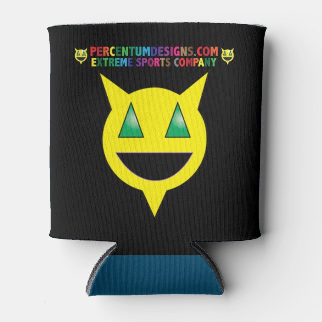 Percentum Designs Logo kann färben Dosenkühler (Vorderseite)