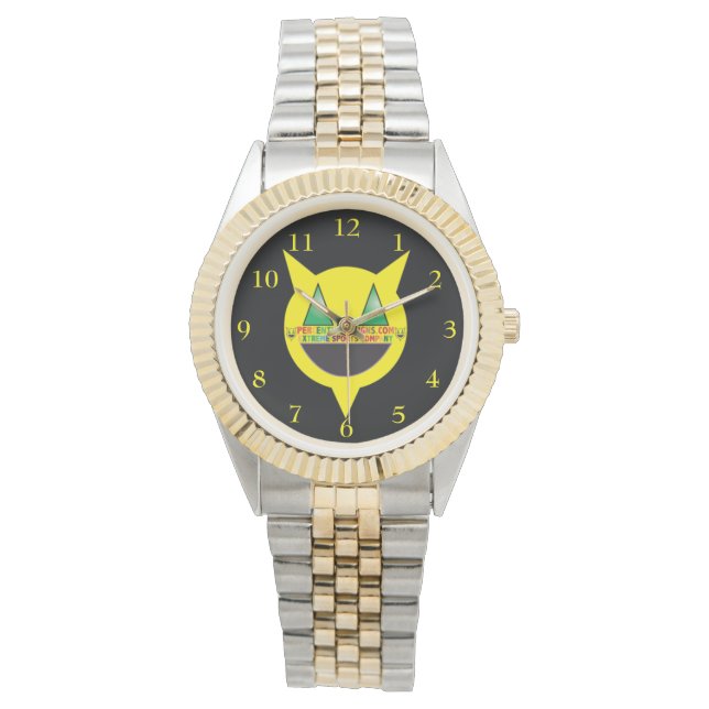 PERCENTUM DESIGNS Two-Tone-Armband Watch Armbanduhr (Vorderseite)