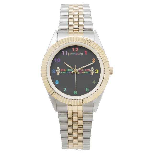 Percentum Designs Watch Company Two Tone Watch Armbanduhr (Vorderseite)