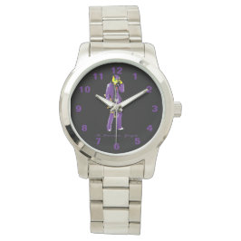 Percentum Gangsta Silver Watch Armbanduhr