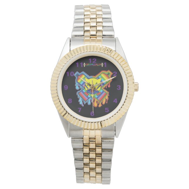 Percentum Gasmask Two Tone Watch Armbanduhr (Vorderseite)