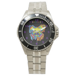 Percentum Gasmaske Stainless Steel Watch Armbanduhr