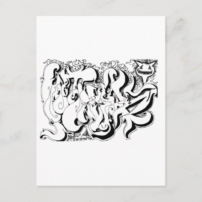 Percentum Graph Postkarte (Vorderseite)