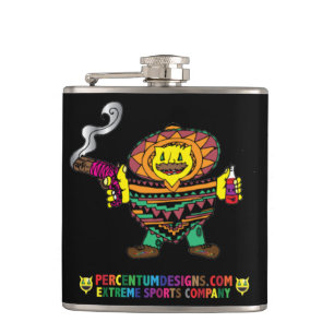 Percentum Mexican Hip Flask Flachmann