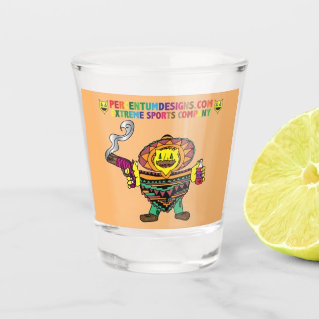 Percentum mexikanisch schnapsglas (Vorderseite)