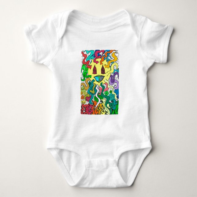 Percentum Sun - Percentum Designs Baby Strampler (Vorderseite)