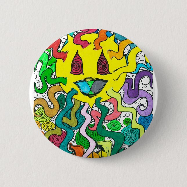 Percentum Sun - Percentum Designs Button (Vorderseite)