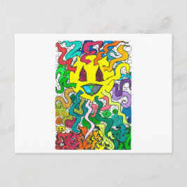 Percentum Sun - Percentum Designs Postkarte