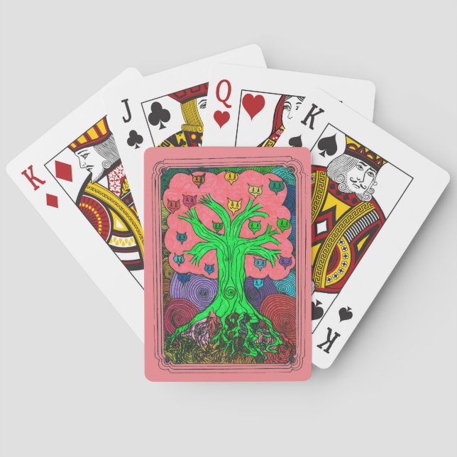 Percentum Tree Playing Cards Spielkarten (Rückseite)