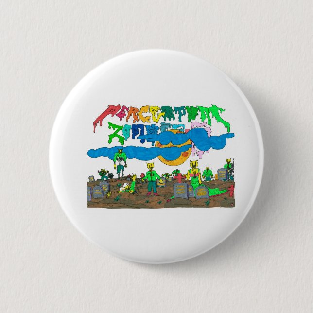 Percentum_Zombies Button (Vorderseite)