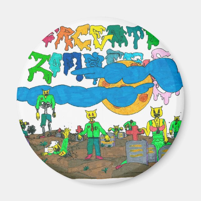 Percentum_Zombies Magnet (Vorne)