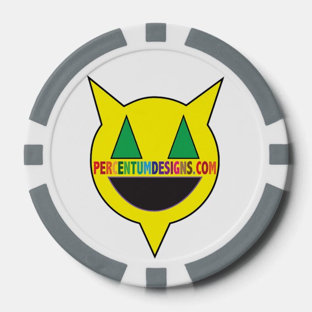 PERCENTUMDESIGNS.COM Poker Chip (Vorderseite)