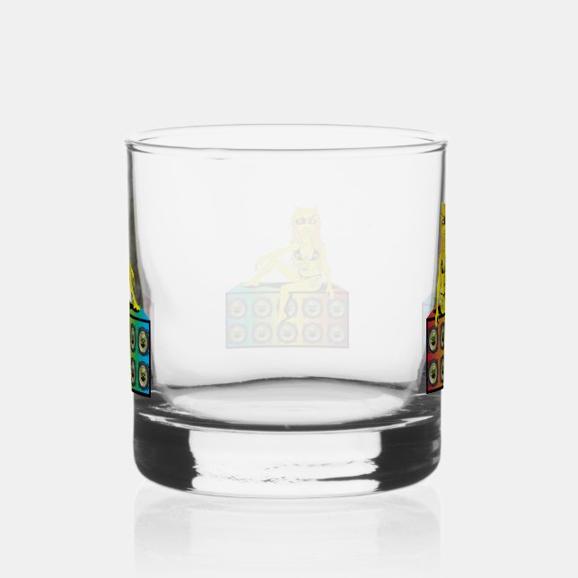 PERCENTUMDESIGNS.COM Trinkbehälter Set Whiskyglas (Rechts)
