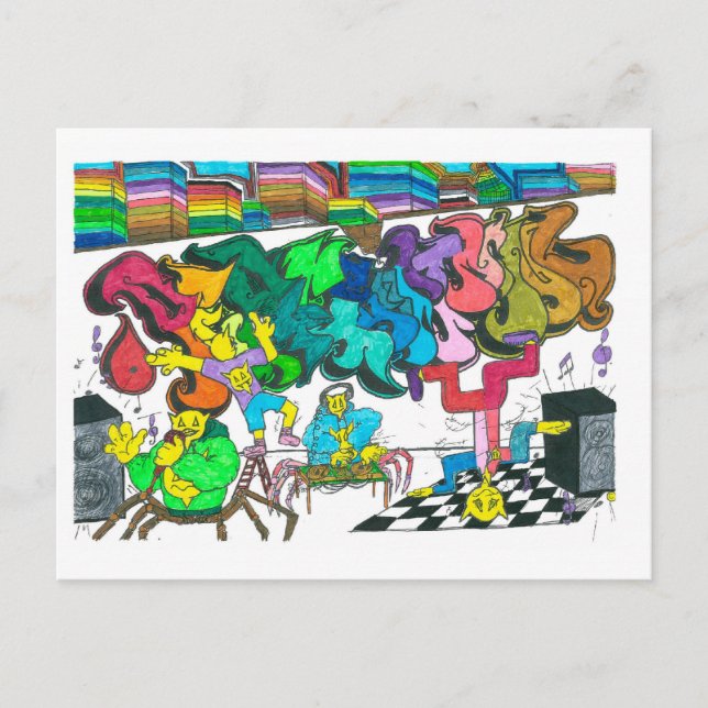 PercentumHipHop Postkarte (Vorderseite)