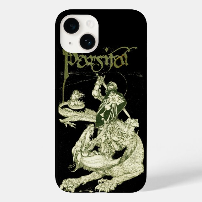 PERCEVAL KAMPF DRAGON,QUEST HOLY GRAIL Fantasy Case-Mate iPhone 14 Hülle (Rückseite)